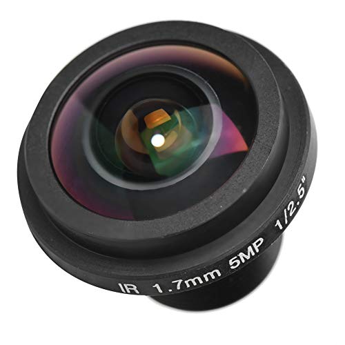 Sonew Fisheye, Obiettivo Di Sicurezza Fisheye Hd 5Mp Con Lunghezza Focale Di 1,7 Mm, Obiettivo Grandangolare 170° Per Telecamera Cctv