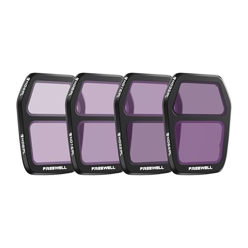 Freewell Filtri Air 3S Bright Day Split Nd4Pl/Nd8Pl, Nd8Pl/Nd16Pl, Nd16Pl/Nd32Pl, Nd32Pl/Nd64Pl Per Il Controllo Della Luce E La Riduzione Dei Rifless