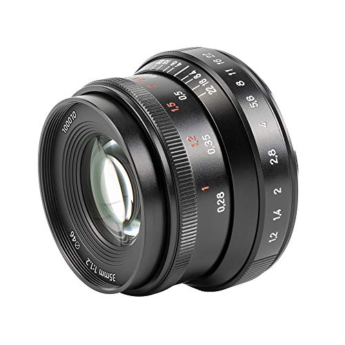 7Artisans 35Mm F1.2 Mark Ii Aps-C Obiettivo A Focale Fissa Con Apertura Più Grande Adatto Per Sony A7 A7Ii A7Iii (A7M3) A7R A7Riii A7S A7Siii A6000 A6