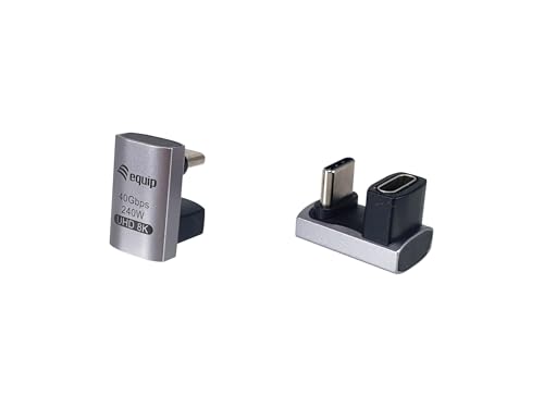 Equip 133477 - Adattatore Usb 4 C A Cu, 40 Gbps, Pd 240 W, Confezione Da 2