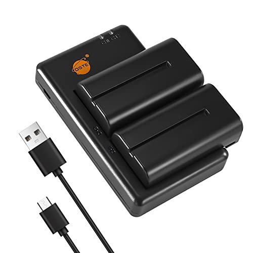 Dste 2Pcs Np-F330 Np-F550 Np-F570 (2900Mah/7.4V) Batteria Caricatore Compatibile Per Sony Np-F970, Np-F750, Tr716, Tr818, Tr910, Tr917
