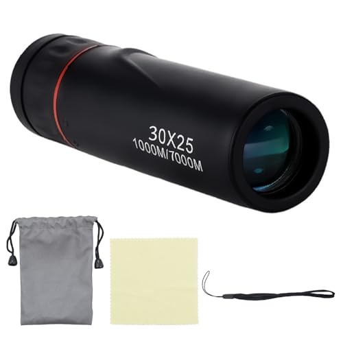 Telescopio Monoculare,30 X 25 Mini Cannocchiale Portatile Hd Monocolo Professionale Cannocchiale,Visione Notturna A Bassa Luminosità Monoculare Per Bi