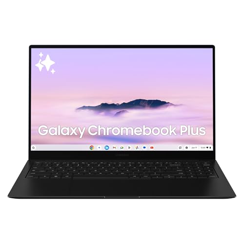 Samsung Galaxy Chromebook Plus, 3 Anni Di Garanzia, Display 15.6", Intel Core 3, Ram 8Gb, 256Gb, Neptune Blue, Chrome Os [Versione Italiana]