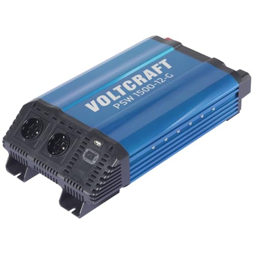 Voltcraft Inverter Psw 1500-12-G 1500 W 12 V/Dc - 230 V/Ac Onda Sinusoidale Pura