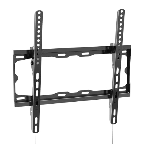 Grifema Supporto Tv Parete Staffa Tv 26-65 Pollici Porta Tv Da Parete Inclinazione Su Giu, Vesa Max 400X400Mm, Fino A 55 Kg, Braccio Tv Universale Mur