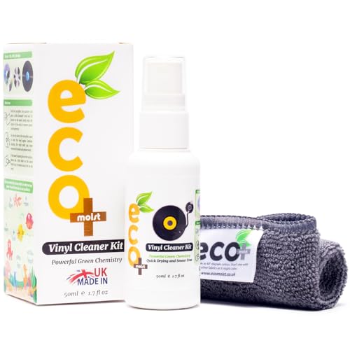 Ecomoist Pulitore Del Vinile Naturale Disco Lp Protectant Polacco Conserve Prodotto In Uk Prodotto Verde 50Ml