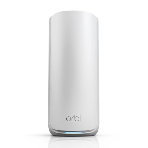 Netgear Orbi Serie 870 (Rbe870) Satellite Aggiuntivo Wifi 7 Mesh, Compatibile Con Orbi Rbe872 E Rbe873, Offre Una Copertura Aggiuntiva Fino A 200 M², 