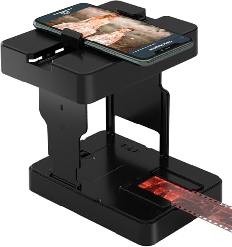 Scanner Di Film Mobile 35 Mm, Diapositive Positive E Negative Digitalizzare Diapositive E Negative A Casa Con Il Proprio Smartphone, Digitalizzare Le