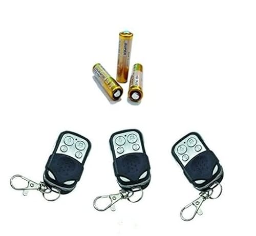 Enterelettronics Kit 3 Telecomandi Per Cancello Solo A 433,92Mhz E A Codice Fisso +3 Batterie Omaggio