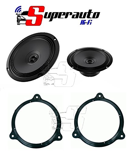 Audison Apx 6.5 Coppia Di Coassiali 165 Mm A Due Vie, Potenza Rms 70W A 4 Ohm Set Adattatori Altoparlanti Per Nissan Micra Dal 2004 Predisposizione Po