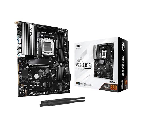 Asrock B850 Pro-A Wifi Ddr5 Am5 Retail - Amd Sockel Am5 (Ryzen Zen4) (90-Mxbqn-A0Uayz)