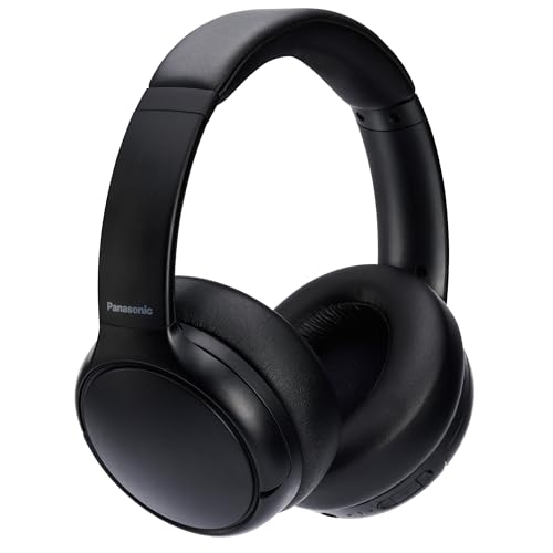 Panasonic Rb-M600Be-K Cuffie Wireless Con Hybrid Anc, Modello Over-Ear Girevole, Bluetooth 5.3, Microfono Integrato, Fino A 65 Ore Di Riproduzione, Xb