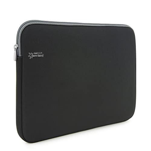 Rapesco 1694 Custodia Per Portatile/Laptop Con Protezione Antibatterica, 15,6", Nero