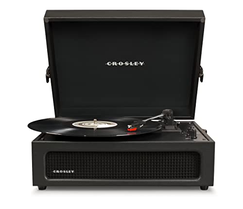 Crosley Voyager Giradischi Con 2 Altoparlanti, Bluetooth In & Out E Aux - Giradischi Vintage A 3 Velocità - Per Vinili Da 7", 10" E 12" - Portatile Co