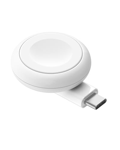 Belkin Boostcharge Caricabatteria Usb-C Portatile Per Apple Watch, Caricatore Usb-C Certificato Mfi Per Apple Watch Series 9/8/7, Ultra E Altri, Compa