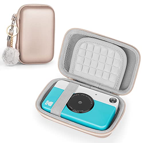 Custodia Per Kodak Printomatic/Step/Mini 2/Smile Fotocamera Di Stampa Istantanea,Borsa Protettiva Cover Case (Rose Gold)
