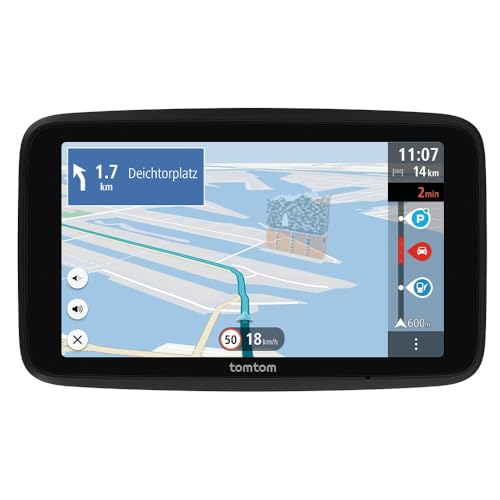 Tomtom Navigatore Per Auto Go Advanced (6", Info Traffico E Avvisi Autovelox, Mappe Mondo, Aggiornamenti Wi-Fi, Indicatore Corsia In Movimento, Segnal