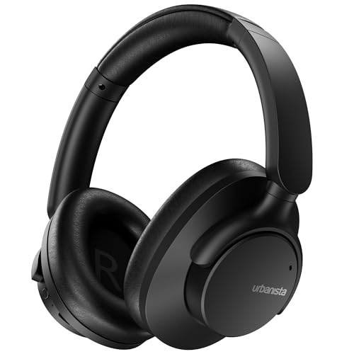 Urbanista Valencia Cuffie Bluetooth Over-Ear, Active Noise Cancelling, Cuffie Senza Fili Bluetooth, Tempo Di Riproduzione 50 Ore, Con Modalità Anc, Au