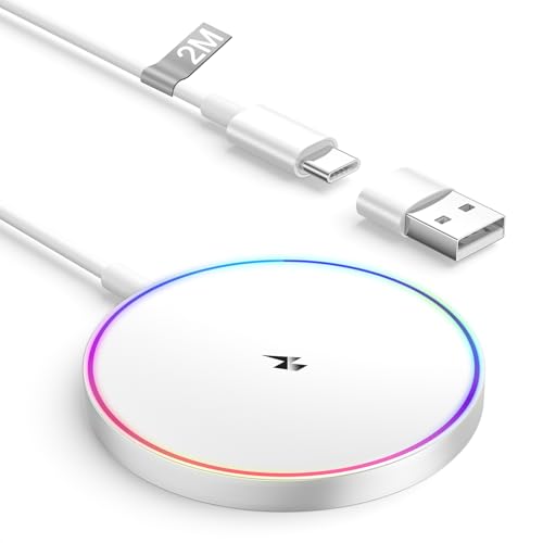 Caricatore Wireless Iphone, 15W Caricatore Mag-Safe Per Apple Iphone 16/15 Pro Max/15 Plus/15/14 Pro Max/14 Plus/13 Pro/12 Mini/11, Caricatore Iphone