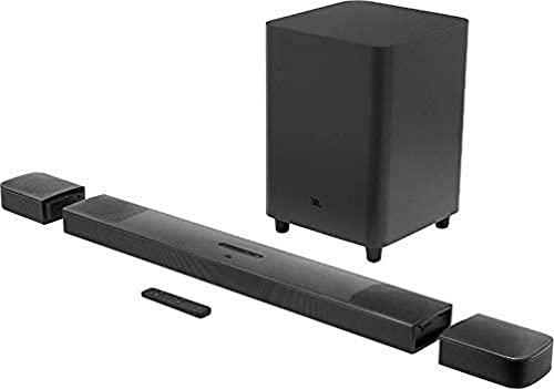 Jbl Bar 9.1 True Wireless Surround, Soundbar Bluetooth Con Subwoofer E Altoparlanti Wireless Per Tv E Pc, Telecomando, Dolby Atmos, Hdmi, Connessione 