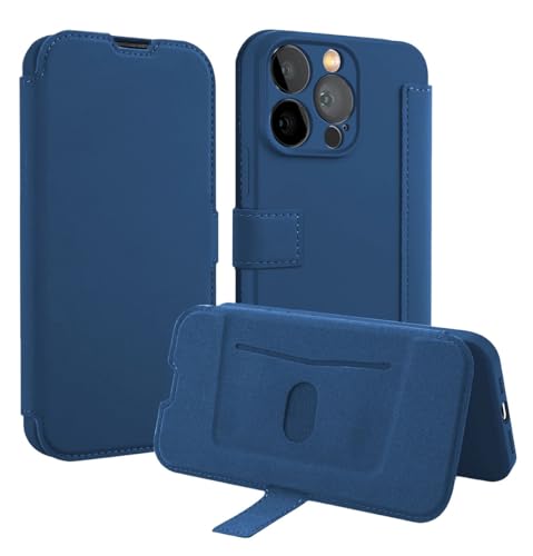 Custodia In Silicone Morbido Con Flip Per Huawei Honor 200 Pro 5G Colore Blu