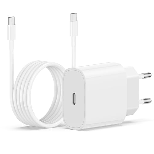 Caricatore For Iphone 16/16 Pro/16 Pro Max/16 Plus/15/15 Pro/15 Pro Max/15 Plus, 20W Usb C Caricabatterie Rapido Replacement Alimentatore Presa Spina