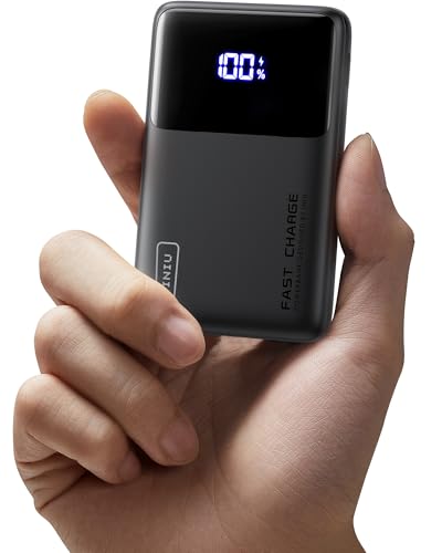 Iniu Power Bank, 22.5W 10000Mah Caricatore Portatile Ricarica Rapida, Display Led Pd3.0,Batteria Esterna Powerbank Compatibile Con Iphone 16 15 14 Pro