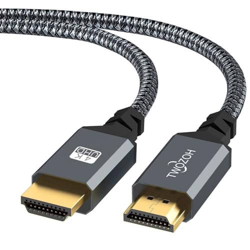 Twozoh Cavo Hdmi 1M, Nylon Intrecciato Cavi Hdmi Supporta 4K 60Hz Hdr 2.0/1.4A, Video Uhd 2160P, Ultra Hd 1080P, 3D, Compatibile Pc, Proiettore, 4K Uh