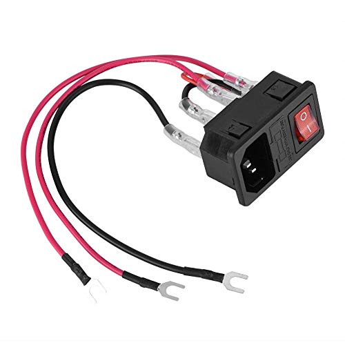 Tonysa Universale U-Tipo Di Spina 15A 220 V / 110 V Interruttore Di Alimentazione/Adattatore Modulo Presa Con Fusibile Per Stampante 3D