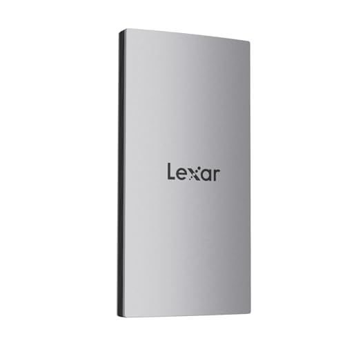 Lexar Es3 2Tb Ssd Esterno, Ssd Portatile Usb3.2 Gen2, Pssd Fino A 1050Mb/S Lettura, 1000Mb/S Scrittura, Unità A Stato Solido Esterna Compatibile Con I