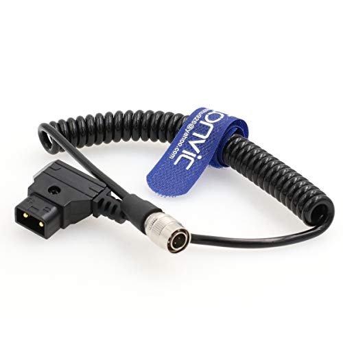 Eonvic 4 Pin Hirose Maschio A Anton Bauer D-Tap Zaxcom - Cavi A Spirale