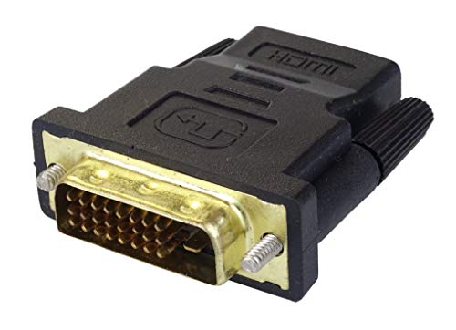 Gembird A-Hdmi-Dvi-2 Adattatore Di Cavo – Adattatore Per Cavo, Hdmi, Dvi, Maschio/Femmina, Nero)
