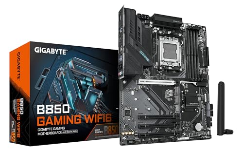 Gigabyte B850 Gaming Wifi6 Scheda Madre - Cpu Amd Ryzen Serie 9000, Vrm Digitale 6+2+2 Fasi, Fino A 8200Mhz Ddr5 (Oc), 1Xpcie 5.0 + 2Xpcie 4.0 M.2, La