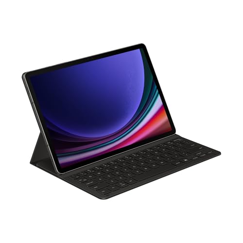 Samsung Book Cover Keyboard Slim Custodia Per Tablet Con Tastiera Per Galaxy Tab S9 | S9 Fe, Nero