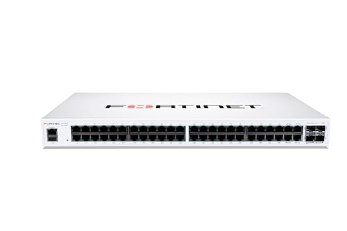 Fortinet -148F Fortiswitch-148F È Uno Switch Di Gestione L2+ Competitivo A Prestazioni E Prezzo Con Porta Ge 48X + 4X Porta Sfp+ + 1X Console Rj45