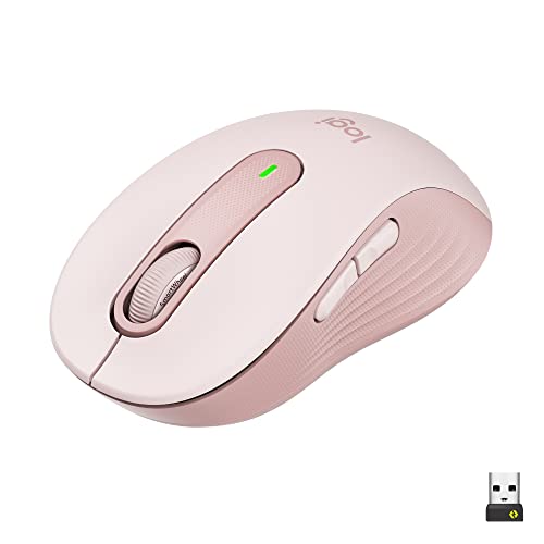 Logitech Signature M650 Mouse Wireless - Per Mani Piccole E Medie, Durata Batteria 2 Anni, Clic Silenziosi, Tasti Personalizzabili, Bluetooth, Per Pc/