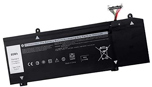 1F22N Replacement Laptop Batteria Per Dell Alienware 2018 M15 P79F M17 R1 R2 P37E P37E001 Dell G7 7590 G7 7790 G5 5590 5590-D2783W D2743B D2843W 0Hywx