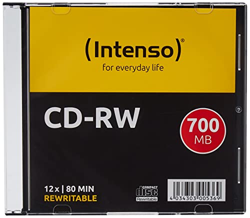Intenso 2801622 Cdr Da 700 Mb, Argento