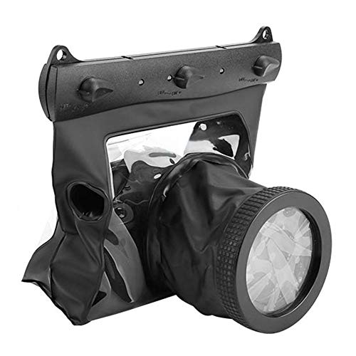 Bewinner Custodia Subacquea Impermeabile, Copertura Antipioggia Fotocamera, Copertura Subacquea Da 20 M Per Fotocamere Dslr Universale