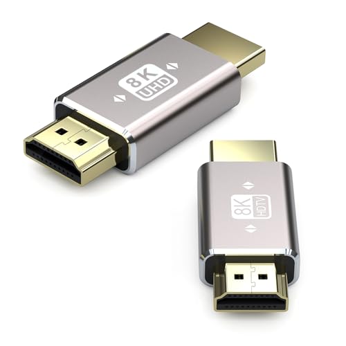 Vmojo 8 K Hdmi Maschio A Maschio, Adattatore Di Prolunga Hdmi 2.1, Connettore A Hd, Supporta 8 K @ 60 Hz/4 K @ 120 Hz Hdr, Per Proiettore Hdtv Laptop 