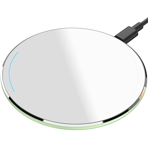 Tozo W1 Caricabatterie Wireless, Pad Di Ricarica Rapida Da 10W Qi-Certified Con Tecnologia Di Controllo Numerico Del Computer In Alluminio Avanzato Co