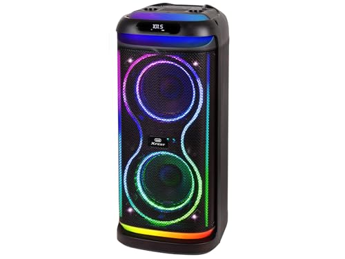 Trevi Xfest Xf 650 Kb Speaker Wireless Portatile 100W, Altoparlante Con Microfono Dinamico Incluso, Ingressi Usb, Micro Sd E Aux-In, Funzione Tws, Kar