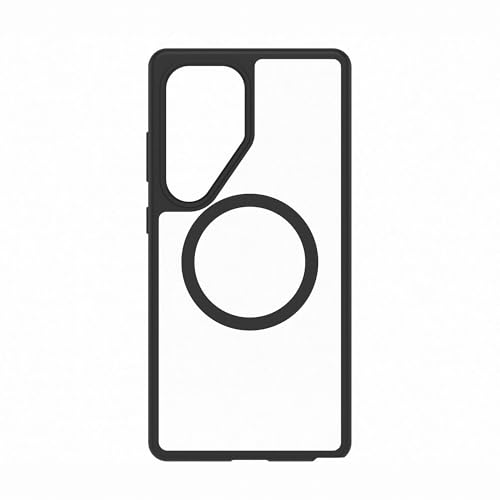 Cover Otterbox React Series With Magnets Per Samsung Galaxy S25 Ultra, Compatibile Con Tecnologia Magnetic Power Profile, Trasparente