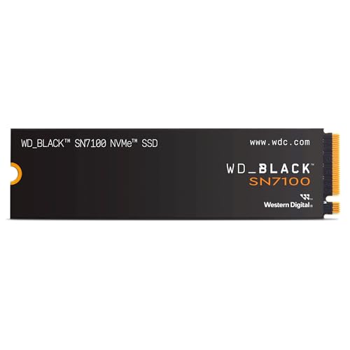 Wd_Black Sn7100 2Tb Nvme Ssd Interno, M.2 2280, Velocità Di Lettura Fino A 7250 Mb/S, Next Gen Tlc 3D Nand, Wd_Black Dashboard, Progettata Per I Lapto