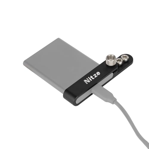 Nitze T7 Ssd Supporto Staffa Per Fotocamera In Lega Di Alluminio Per Samsung T7 Ssd, T7 Staffa Montaggio Ssd Compatibile Con Samsung T7 Ssd - N42-T7