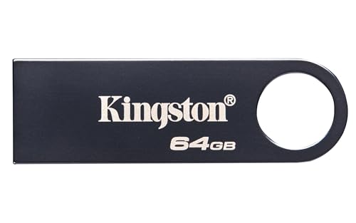 Kingston Datatraveler Se9 Gen 3- 64Gb - 220Mb/S Lettura - Metallo - Usb 3.2 Gen 1 - Nichel Scuro