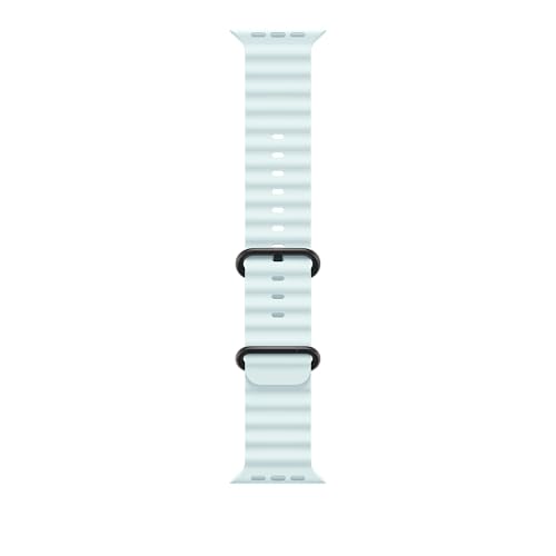 Apple Watch Band - Ocean Band - 49 Mm - Blu Ghiaccio - One Size
