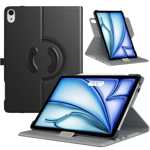 Timovo Custodia Rotante Per Ipad Air 6A Generazione 11 Pollici M2 2024/Ipad Air 5 Gen 2022/Ipad Air 4 Gen 2020 10,9 Pollici, Custodia Protettiva Girev