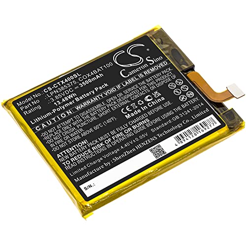 Techtek Batterie 3500Mah Compatibile Con [Crosscall] Core X4 Sostituisce Cox4Bat100, Lpn385375 Fba