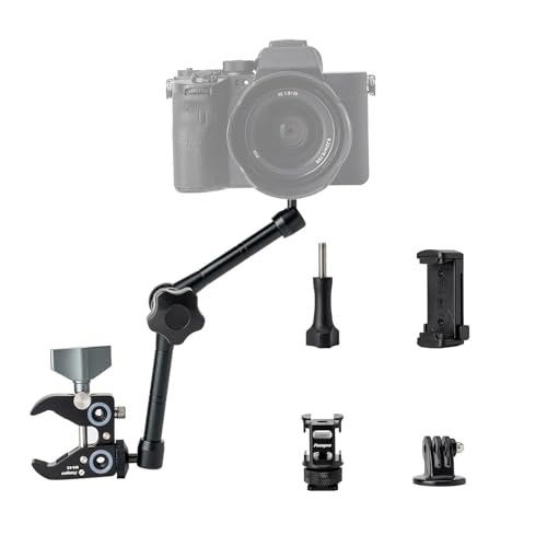 Fotopro 11 Pollici Magic Arm Con Super Clamp Mount Phone Holder Kit Di Montaggio Regolabile Per Fotocamera Dslr Monitor Videocamera Telefono Video Vlo
